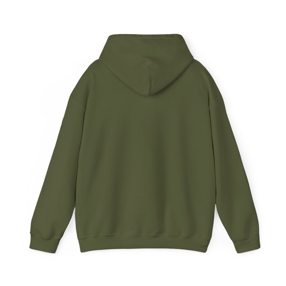 Love Hoodie Valentines, Mothers Day Military Green College Hoodie Sweatshirt - Picture 7 of 12